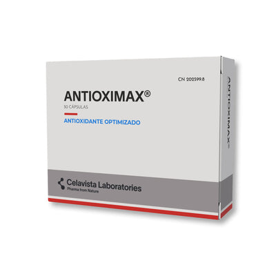Antioximax suplemento antioxidante con Eye-flavon y Retimax - 30 cápsulas Celavista