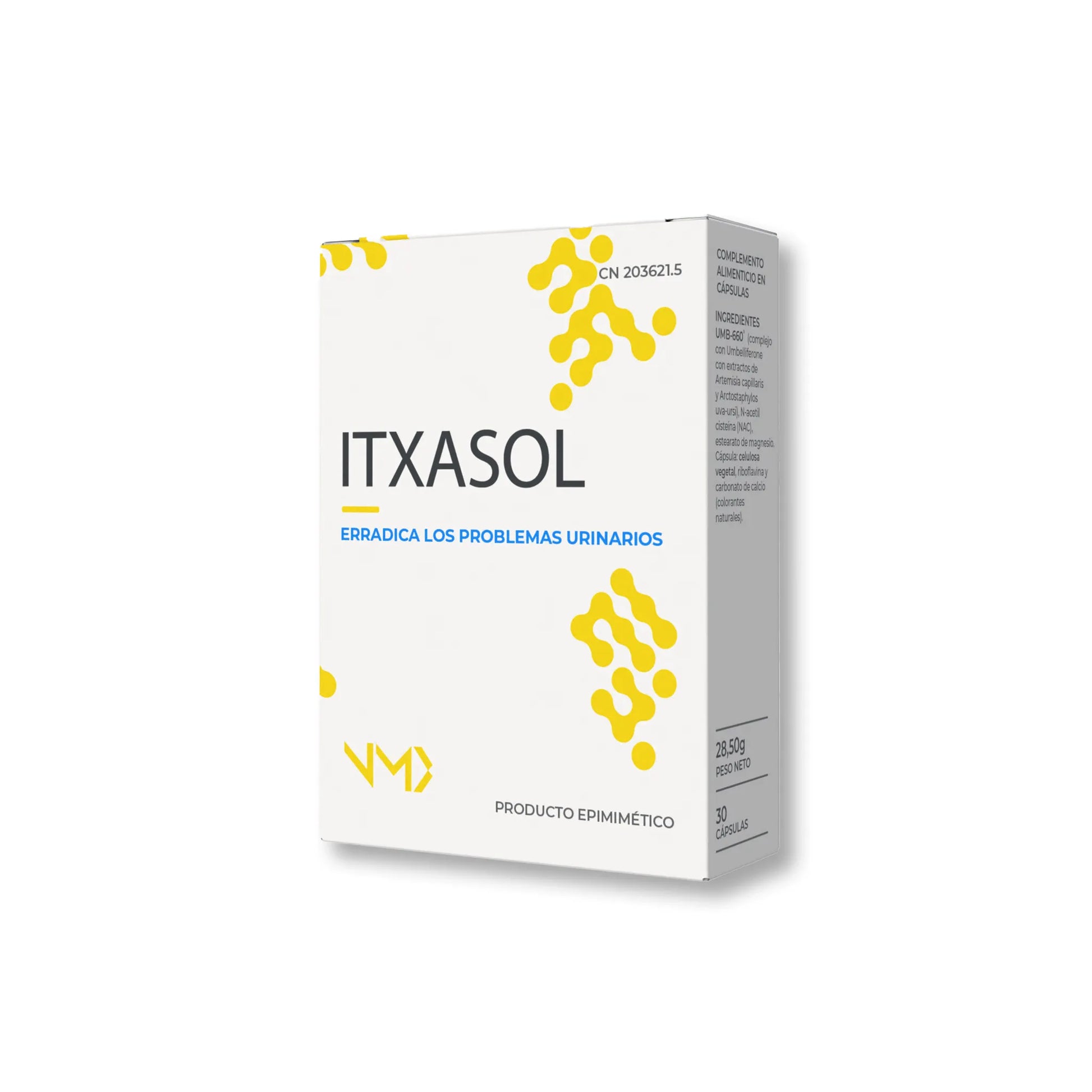 Itxasol pastillas para infección de orina sin receta y cistitis recurrente - 30 cápsulas Celavista