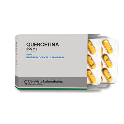 Pastillas antienvejecimiento con quercetina concentrada para longevidad celular - Regenerador celular