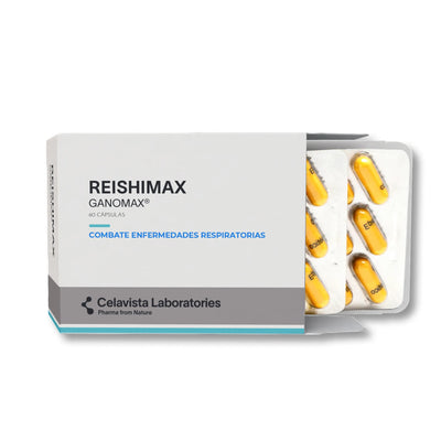 Cápsulas de reishi de alta pureza para síntomas de fibrosis pulmonar - Reishimax Ganoderma lucidum